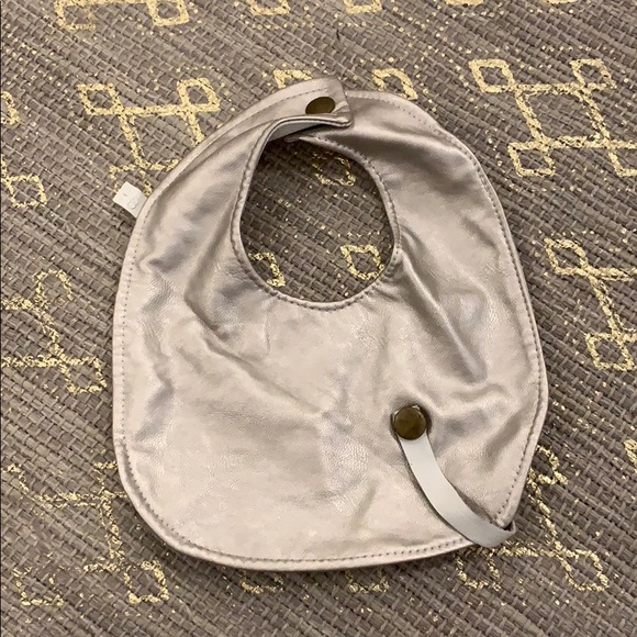 leather baby bib